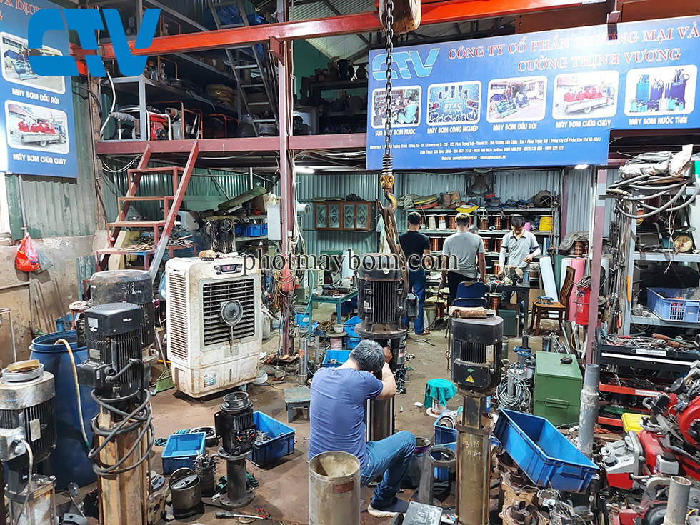 Bảo dưỡng hệ thống máy bơm nước Grundfos tại miền Bắc