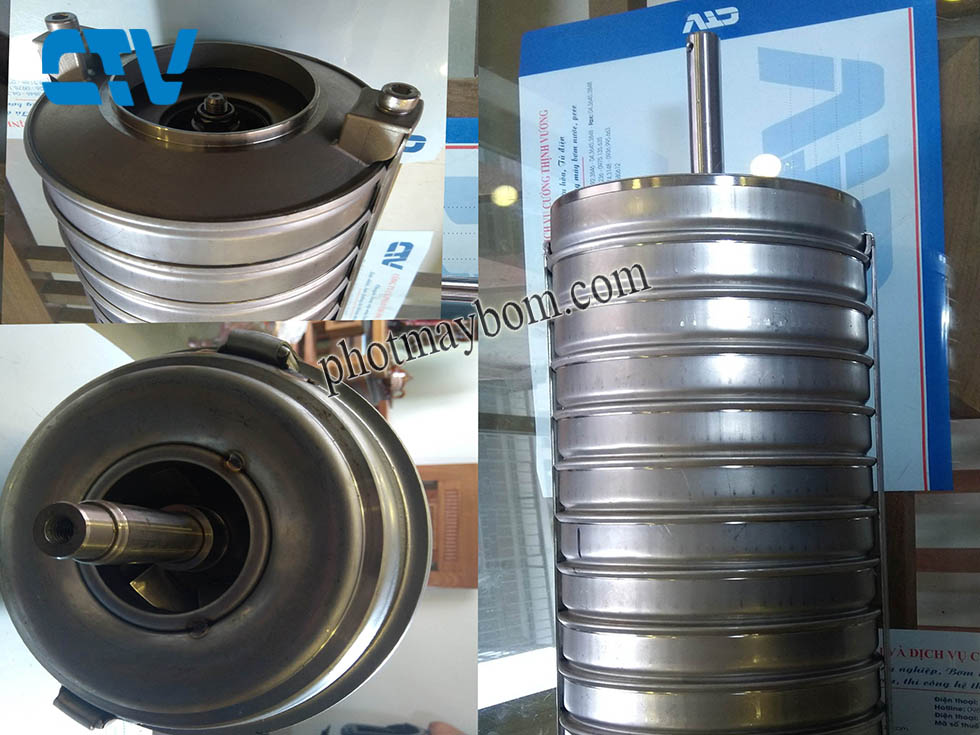 Ruột máy bơm trục đứng Grundfos CR 32 chính hãng, giá tốt