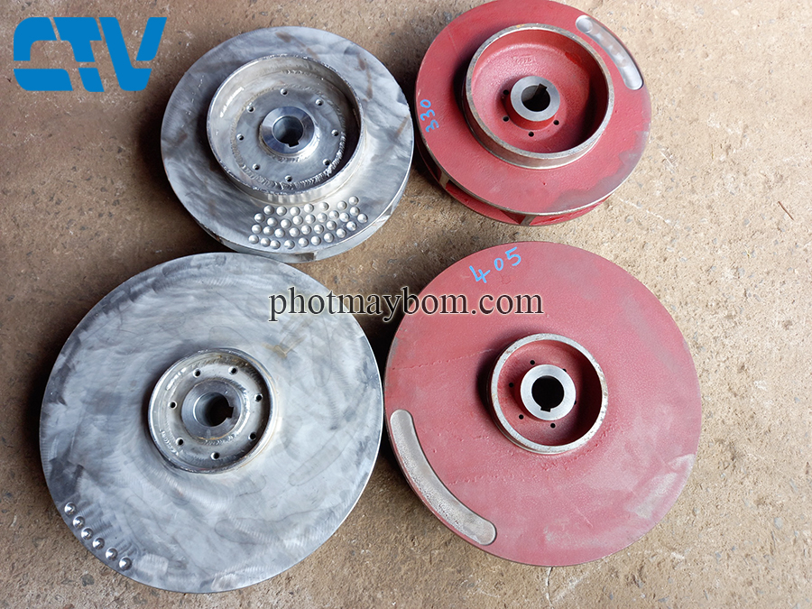 Đơn vị sửa chữa, gia công cánh bơm nước bằng Gang, Đồng, Inox tại Hà Nội