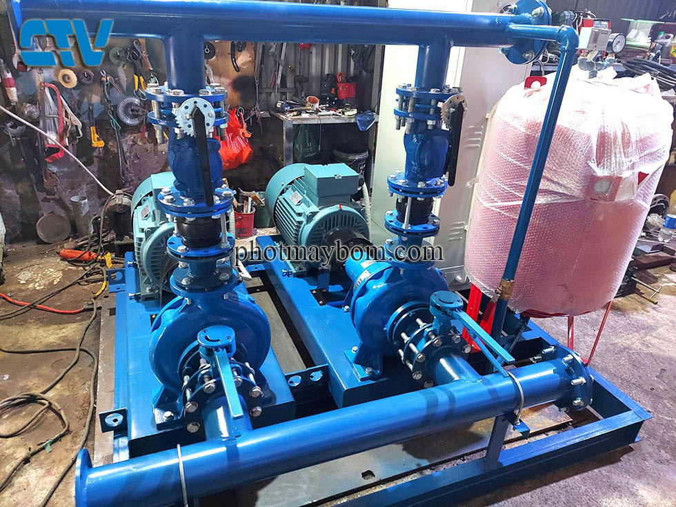 Cung cấp, lắp đặt hệ thống máy bơm tăng áp Italy cho các dự án, KCN