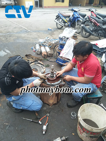 Thay phớt máy bơm công  nghiệp nhanh chóng chuyên nghiệp tại Miền Bắc
