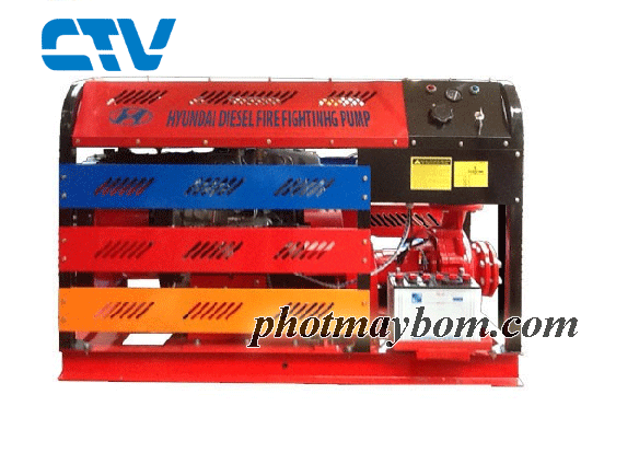 Cho thuê máy bơm Diesel Huyndai khu vực Miền Bắc