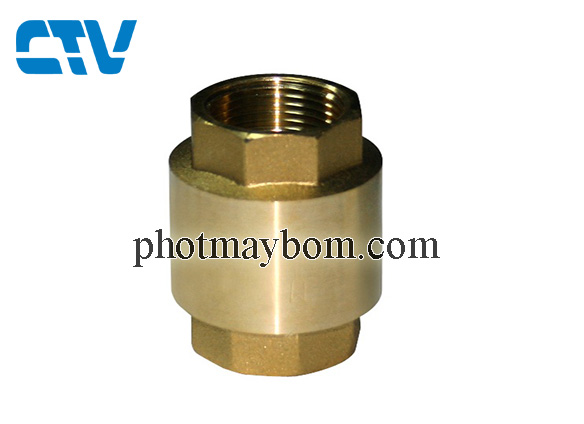 Van một chiều có thân và lò xo bằng đồng