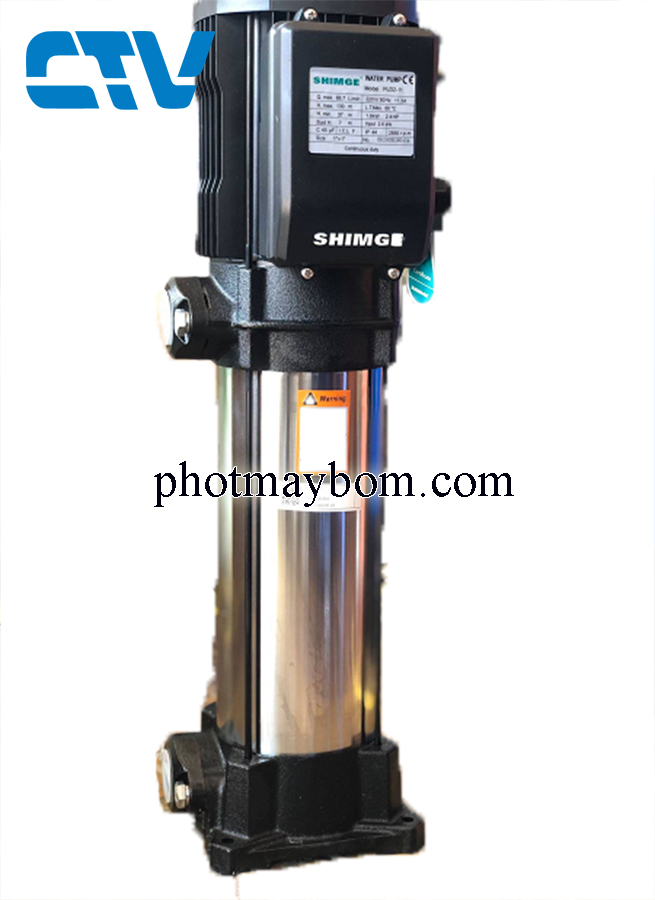 Máy Bơm Trục Đứng Đa Tầng Cánh Nhựa PL 4 - 8