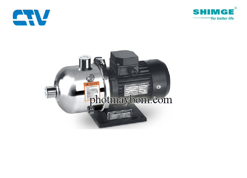 Máy Bơm Trục Đứng Đa Tầng Cánh Inox BW 4 - 4