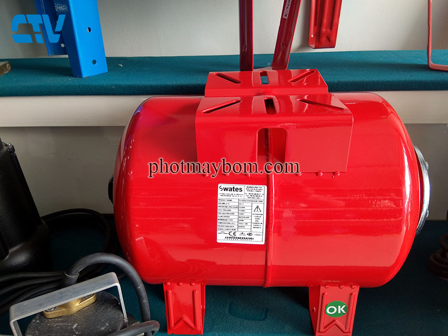 Bình tích áp Wates Thổ Nhĩ Kỳ 24 Lít 10 bar