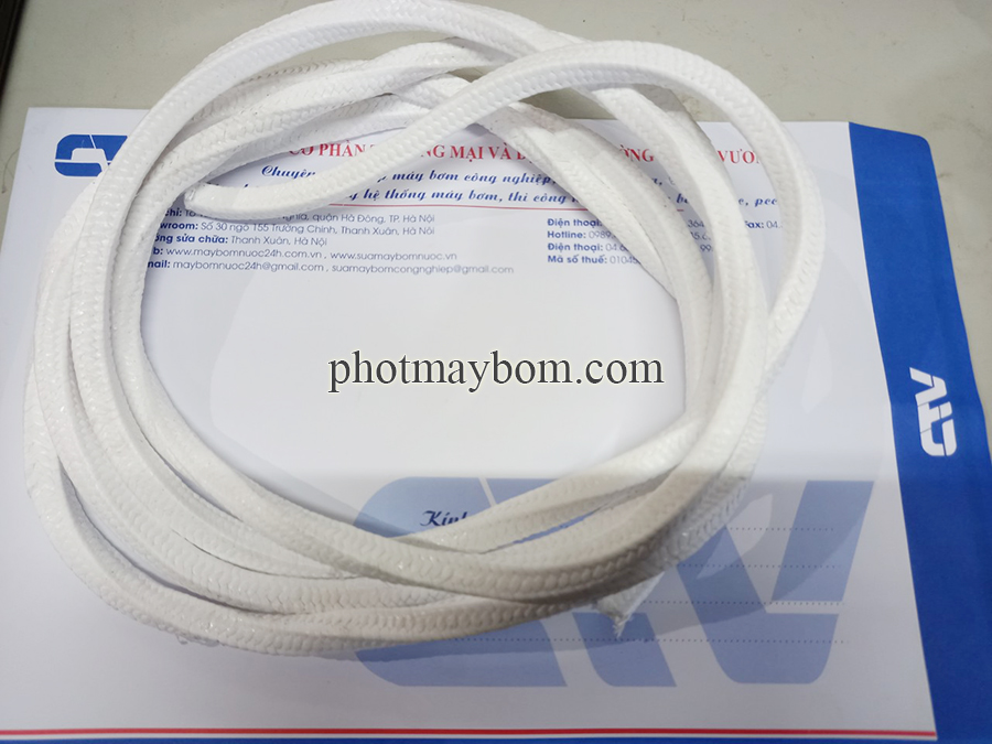 Dây tết chèn, phớt basituc, sợi túp làm kín trục bơm đường kính 10 mm