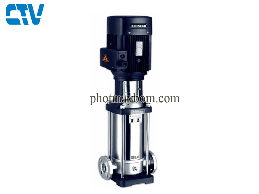 Máy Bơm Trục Đứng Đa Tầng Cánh Inox Shimge BL 8 - 16