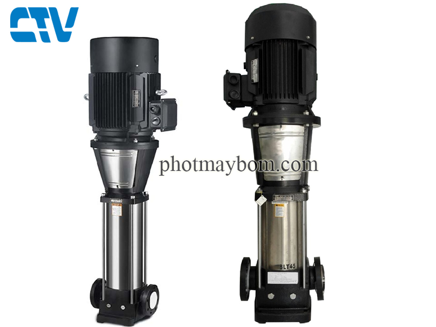 Shimge BLT 32 - 4 - Máy Bơm Trục Đứng Đa Tầng Cánh Inox Model Shimge BLT