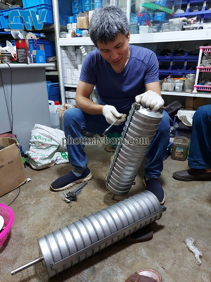 Thay ruột buồng máy bơm trục đứng Ewara CVL chất lượng, giá rẻ