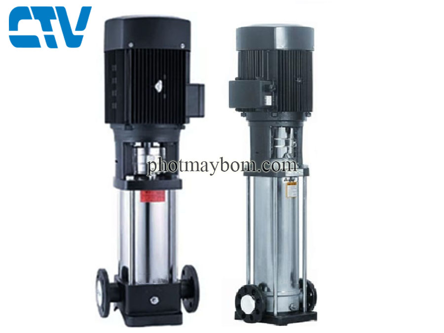 Máy bơm nước Paragon PV 12 - 180, Bơm trục đứng đa tầng cánh