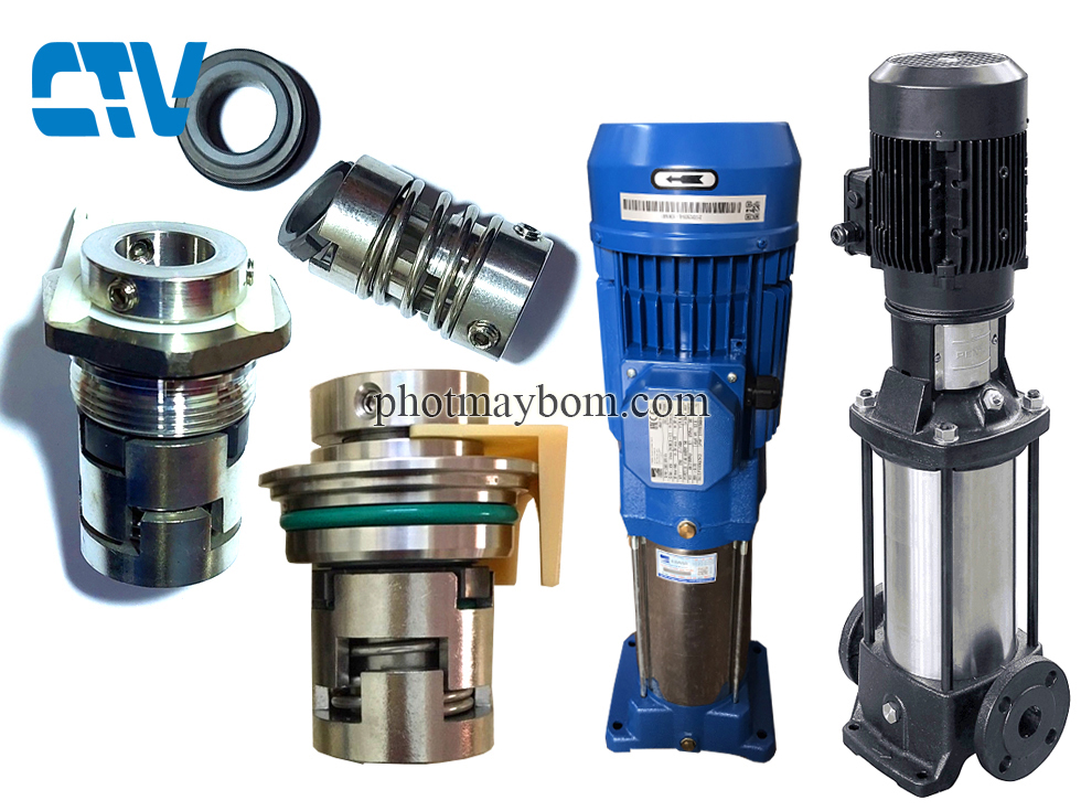 Phớt máy bơm (phớt cơ khí) bơm trục đứng Ebara 0.55Kw