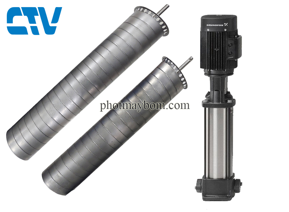 Ốp buồng cánh đa tầng trục đứng Grundfos CR 1-2