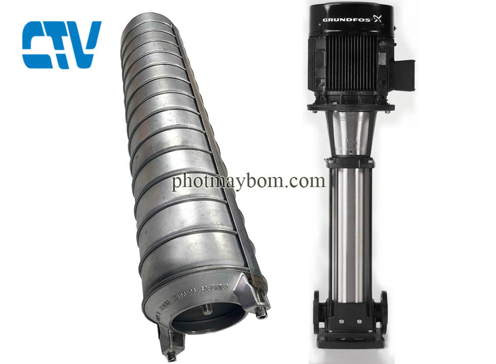 Ốp buồng cánh đa tầng trục đứng Grundfos CR 10-9